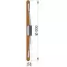 Barre à roue en bois de teck type PRO diamètre 60cm