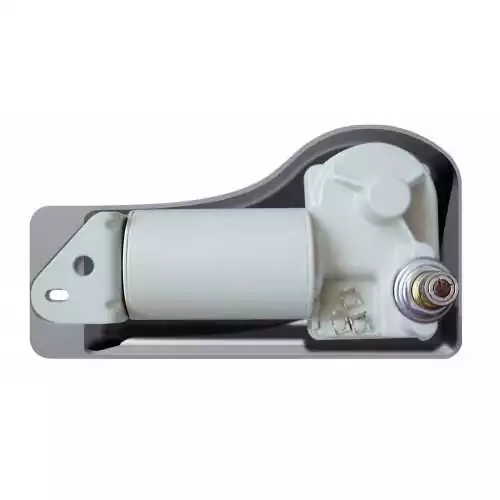 Cache en synthétique pour moteur essuie-glaces DIN et RW gris