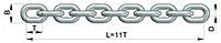 Chaine 10mm DIN766 galvanisée (30 metres)