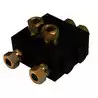 Clapet anti-retour double 1/2" pouces raccords 18mm pour la tuyauterie inclus