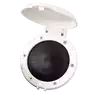 Contacteur à pied guindeau couvercle blanc diam 104 mm haut 21 mm profondeur 47 mm