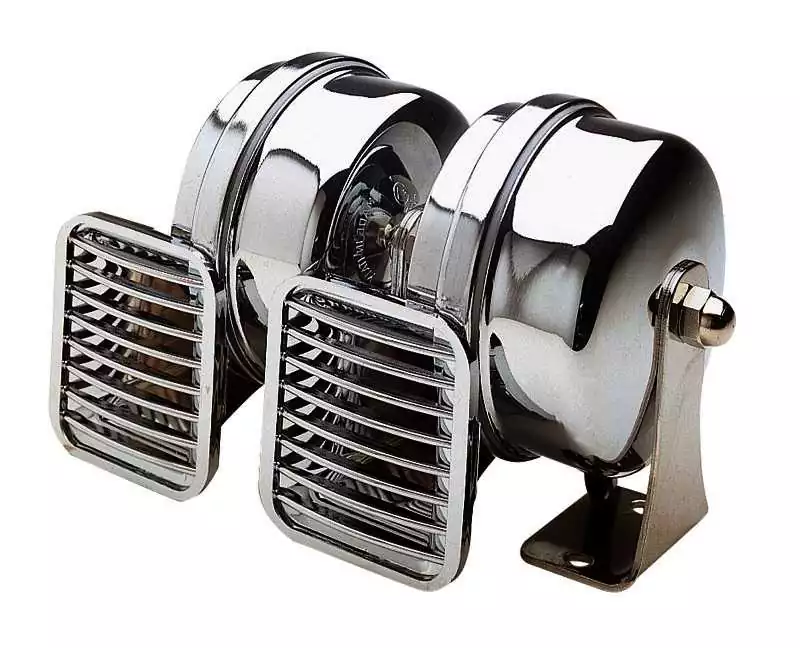 Corne électrique double son grave et aigu 410/490 Hz 110 db 12V