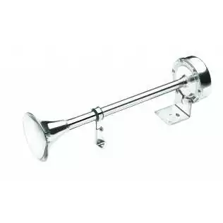 Corne électrique simple grave 12V en inox 115 dB