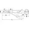 Davier extensible articulé Longueur 527mm