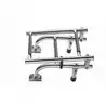 Echelle de bain pliante inox 3 marche longueur dépliée 625mm Largeur 228mm