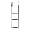 Echelle téléscopique inox 3 marches hauteur totale 890 mm
