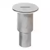 Entrée EAUX USEES inox pour tuyau diamètre 38mm couvercle diamètre 87mm
