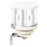 Feu tout horizon blanc montage sur socle boitier blanc ampoule non fournie