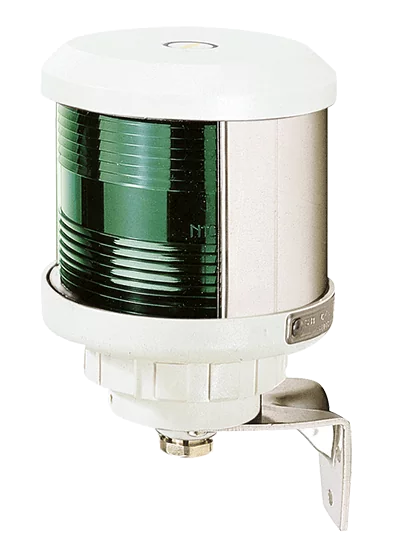 Feu tricolore montage sur socle boitier blanc ampoule non fournie