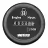 Horametre noir de 0 à 9999,9H trou d'encastrement 52mm