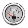 Indicateur blanc de pression d'huile 24V 0-8 bar 0-110 psi encastrement 52mm