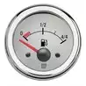 Indicateur niveau de carburant 12-24V blanc trou d'encastrement 52mm