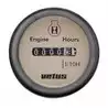 Horametre beige trou d'encastrement 52mm