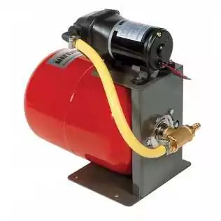 Groupe d'eau 12 Volts avec réservoir sous pression 19 litres 2.8 Bars raccord 19 mm
