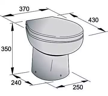 Toilettes Vetus électrique WCP 24V