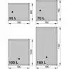 Réservoir sanitaire W.C. 100 L raccords coudés diam 16 et diam 38mm inclus