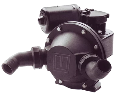 Pompe sanitaire et cale 27 L/mn VETUS 24 Volts raccord tuyaux 38mm