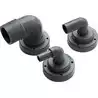 Raccord coudé pour réservoirs souples pour tuyau diamètre 19mm