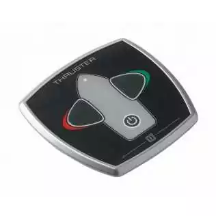Tableau de commande à boutons pour propulseur d'étrave avec temporisation en aluminium 95 x 95 mm 12 24 V