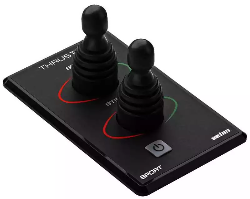 Tableau pour propulseur d'étrave avec deux commutateurs joystick SPORT avec temporisateur