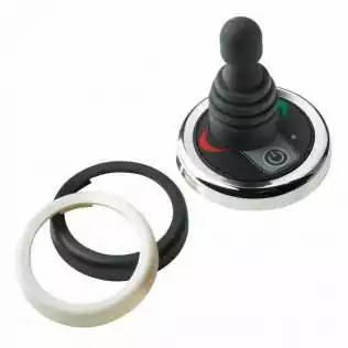 Tableau de commande rond à joystick pour propulseur d'étrave avec temporisation diam 52 mm 12 24V