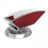 Manche à air inox Donald Ø75 mm intérieur rouge | Orientable & robuste