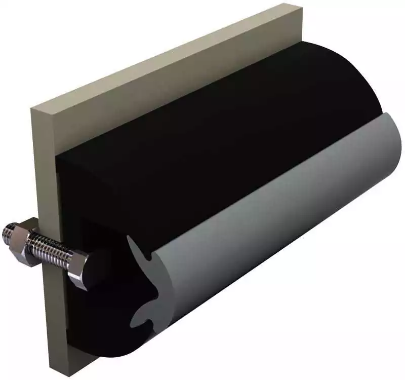 Liston de protection gris foncé haro 60 x 35 mm rouleau de 20 m (prix par metre)
