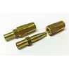 Jeu de raccords droits pour tuyau nylon diam 8 x 12mm (2 pieces)
