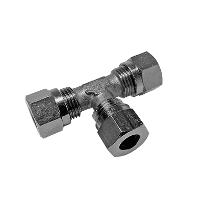 Raccord en T pour tube diam 10 mm