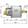 Pompe hydraulique type HTP30 pour tuyau diamètre 10mm avec clapet anti-retour