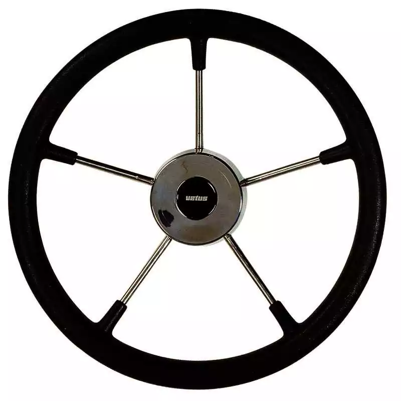 Volant noir diamètre 360mm revetue polyuréthane