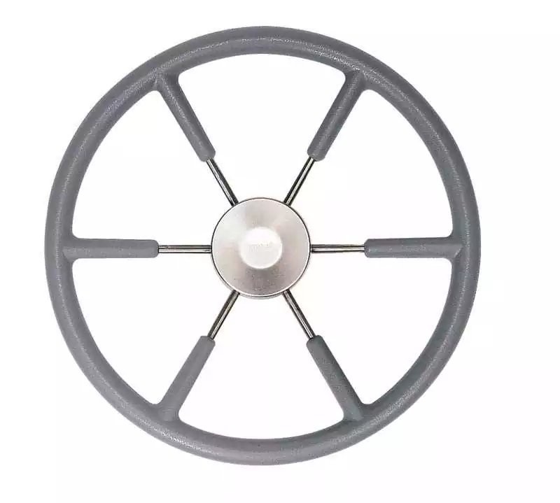 Volant noir diamètre 450mm revetue polyuréthane