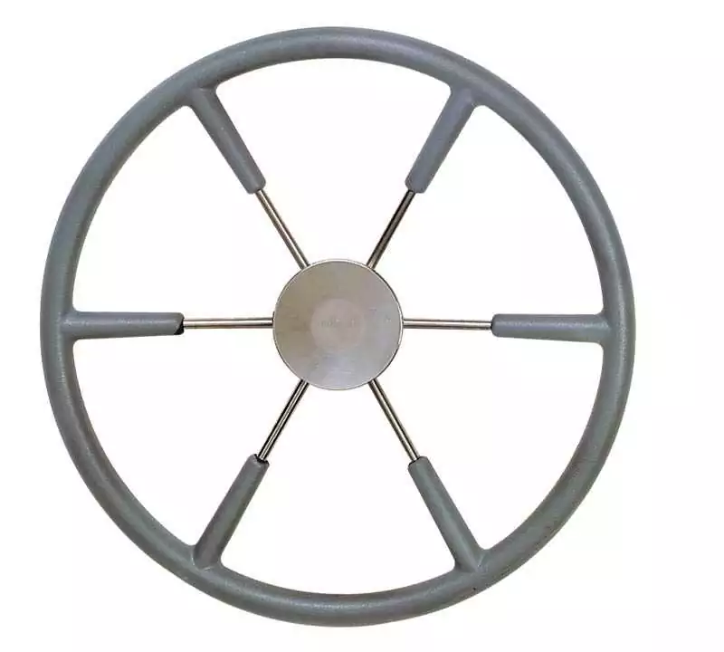 Volant gris diamètre 550mm revetue polyuréthane