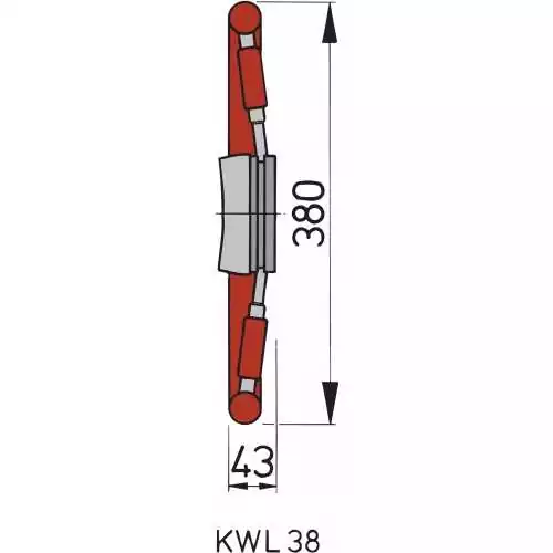 Volant avec cercle en acajou type KW38 diamètre 380mm