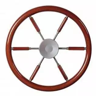 Volant avec cercle et rayons en acajou type KWL38 diamètre 380mm