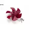Hélice 6 pales diamètre 110 mm pour propulseur 25 kgf