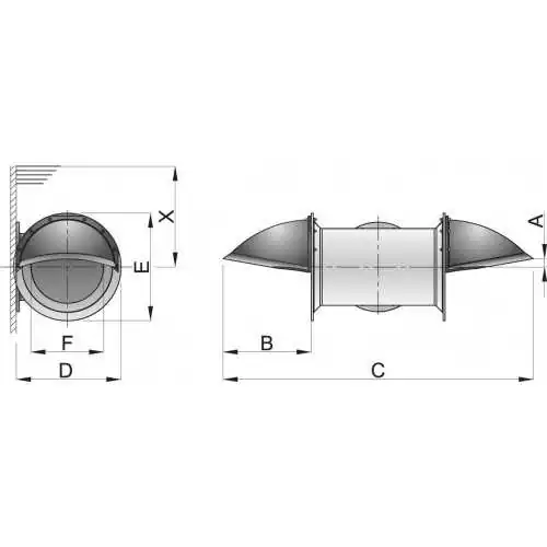 Kit d'extension propulseur de poupe pour bateaux à faible tirant d'eau diam 150 mm