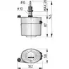 Moteur d'essuie-glaces 12 Volt bras et balai inclus