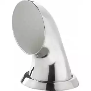 Manche à air inox Vétus Mistral Ø100 mm – Intérieur blanc, bague & écrou inox inclus