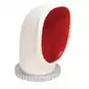 Manche à air YOGI 2 Ø125 mm orientable – PVC rouge & collerette synthétique
