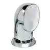 Manche à air inox Tom Ø100 mm | Orientable, intérieur blanc