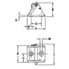 Stoppeur compact pour chaine de 8 / 10 mm