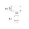Pied aluminium pivotant avec glissiere règlage manuel 30 à 40 cm