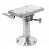 Pied de siege fixe pivotant amovible hauteur 33 cm