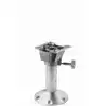 Pied de siege fixe pivotant hauteur 33 cm