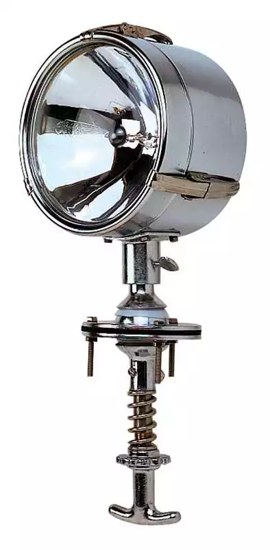 Projecteur diamètre 180mm 12V commande à rotule depuis la timonerie ampoule non fournie