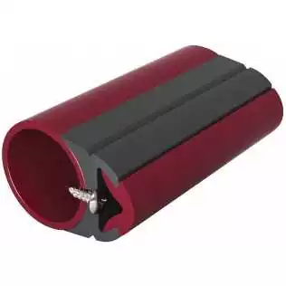 Liston de protection en vinylique gris foncé ROND 42 x 48 mm rouleau de 30 m (prix par metre)