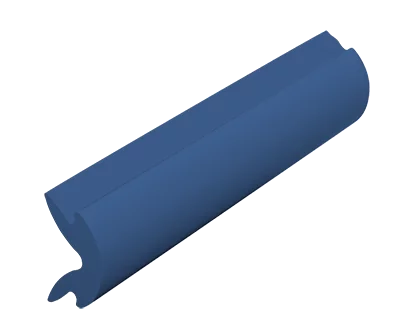 Ruban pour liston de protection bleu cobalt rouleau de 20 m (prix par metre)