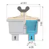 Filtres à eau de mer 114 l / min Type 150 raccordement tuyaux 28mm
