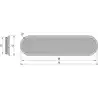 Prise d'aspiration d'air inox 316 Longueur 660mm type SSVL 80 3,21dm3